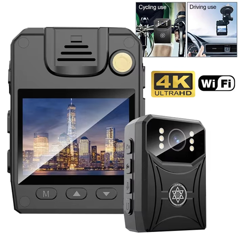 Outdoor Sport Camera - 4K Mini Police Camera Outdoor Law