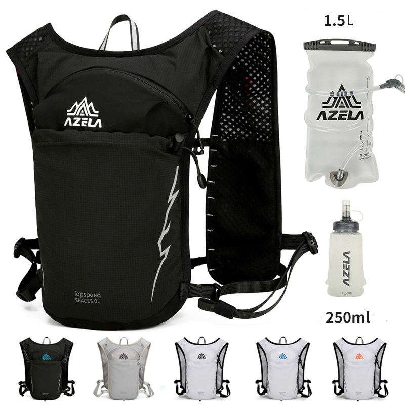 Trail Running Vest - 5L Outdoor Trail Running Ultralight Backpack