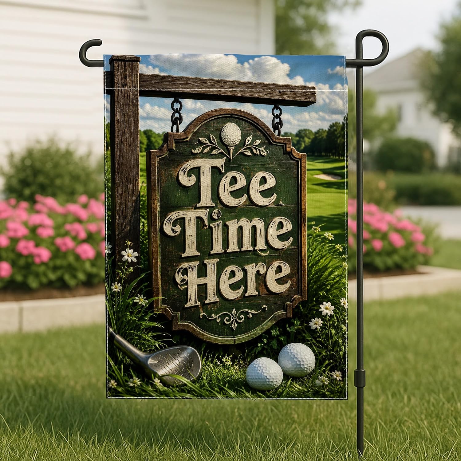 Golf Ball Garden Flag, Outdoor - đánh giá và giá Outdoor Sport Club