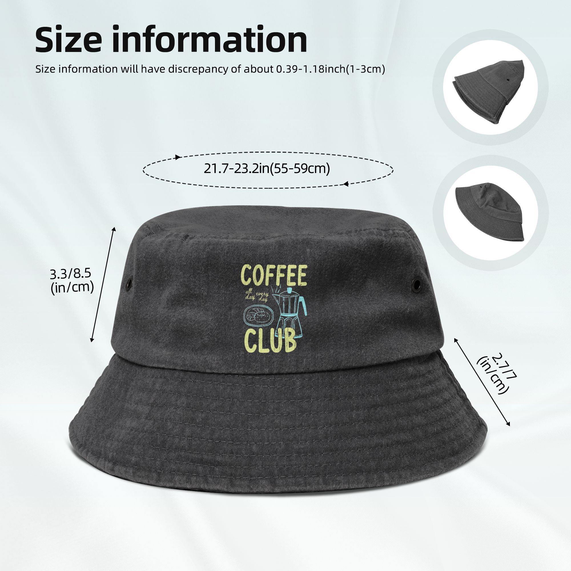 Coffee Club Lover Bucket Hats  - đánh giá và giá Outdoor Sport Club