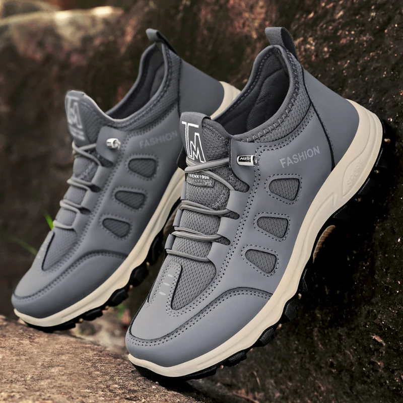Men's Hiking Shoes Fashion Hig - đánh giá và giá Outdoor Sport With Sticks
