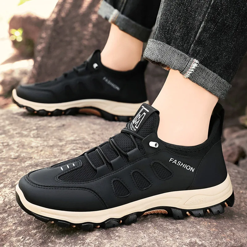 Men's Hiking Shoes Fashion Hig - đánh giá và giá Outdoor Sport With Sticks