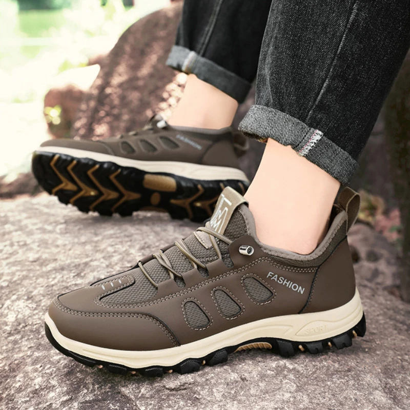 Men's Hiking Shoes Fashion Hig - đánh giá và giá Outdoor Sport With Sticks