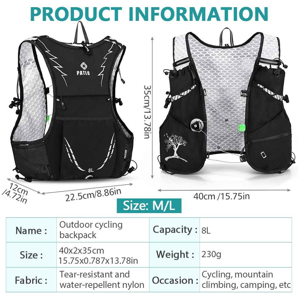 2026 New 8L Outdoor Trail Runn - đánh giá và giá Trail Running Vest