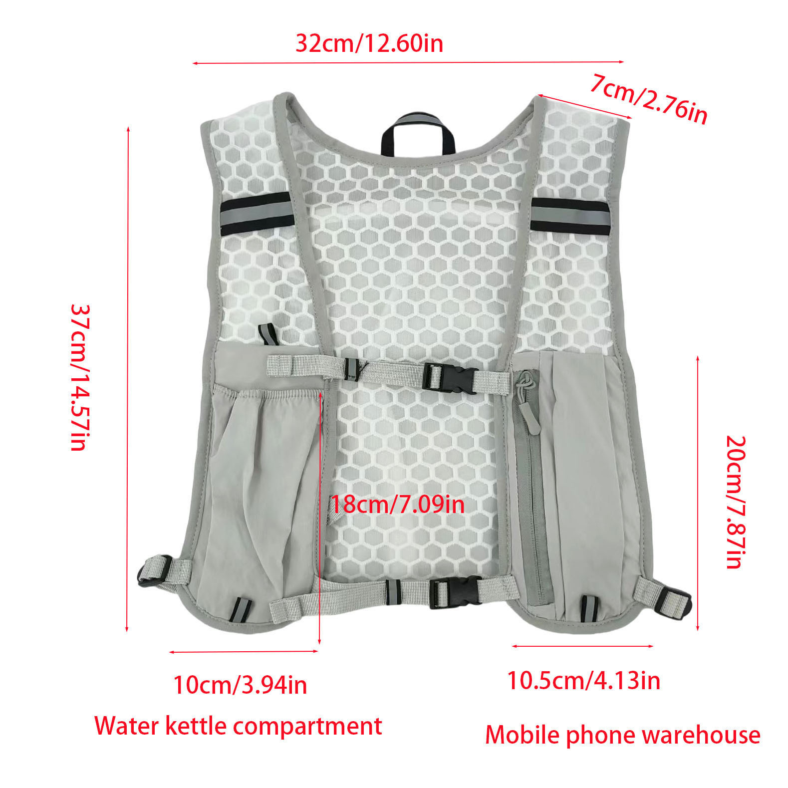 Running Vest Unisex Water-Resi - đánh giá và giá Trail Running Vest