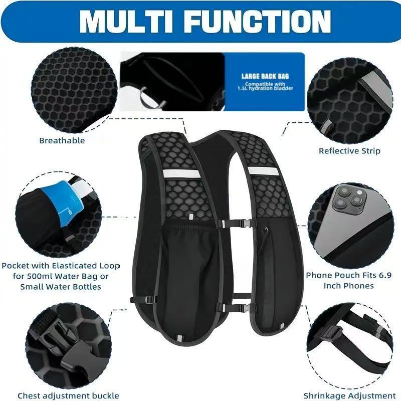 Unisex Running Vest Water-Resi - đánh giá và giá Trail Running Vest