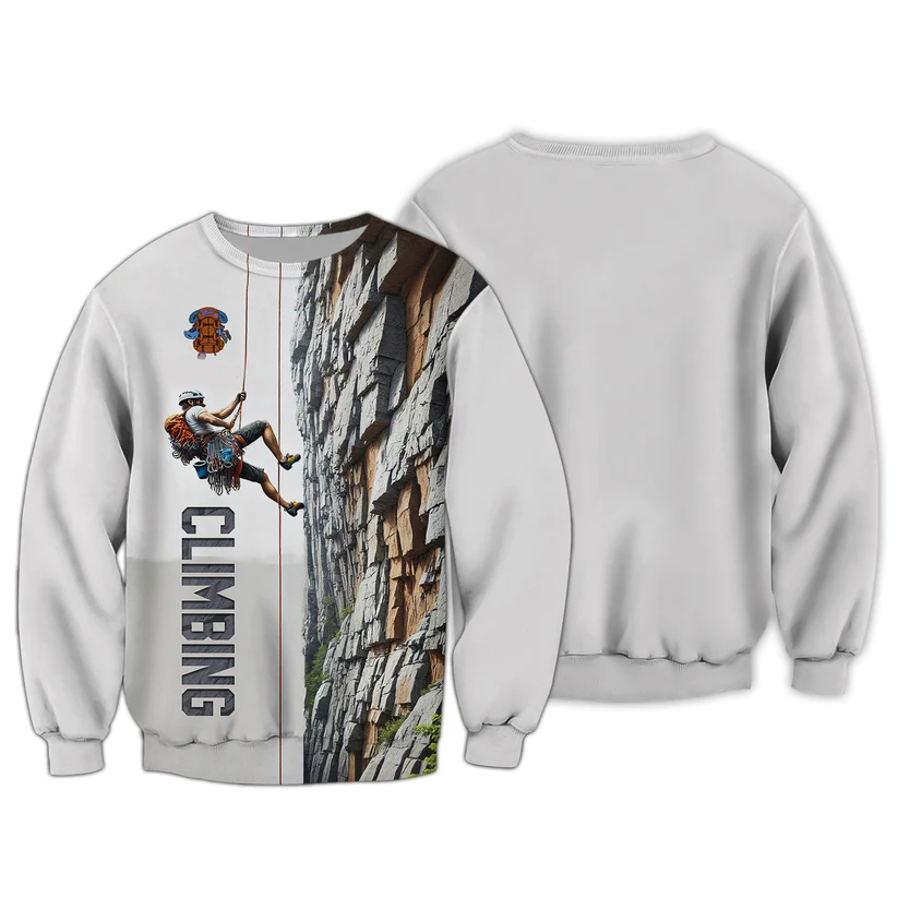 Men's 3D Climbing Print T Shir - đánh giá và giá Outdoor Sport Club