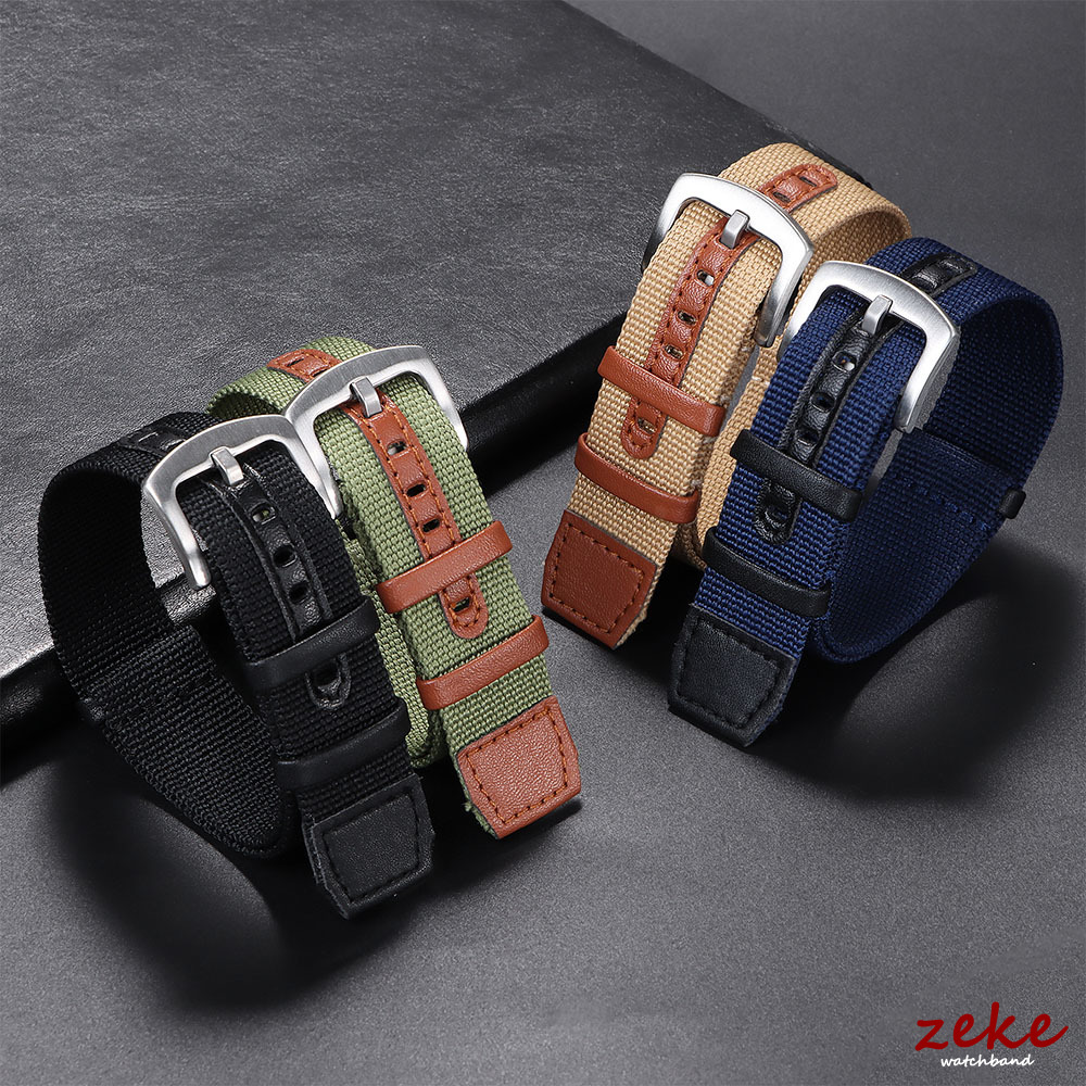 20mm 22mm Nylon Leather Watch  - đánh giá và giá Outdoor Sport Field